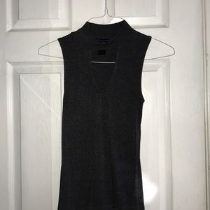 Grey top with key whole